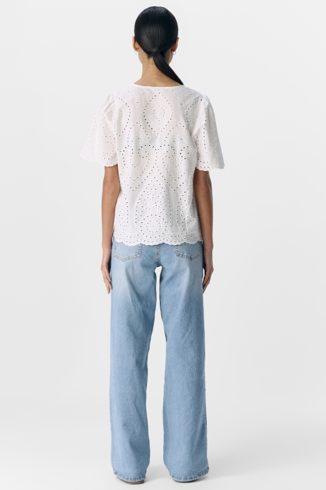 Object objbitten s/s re v-neck top div